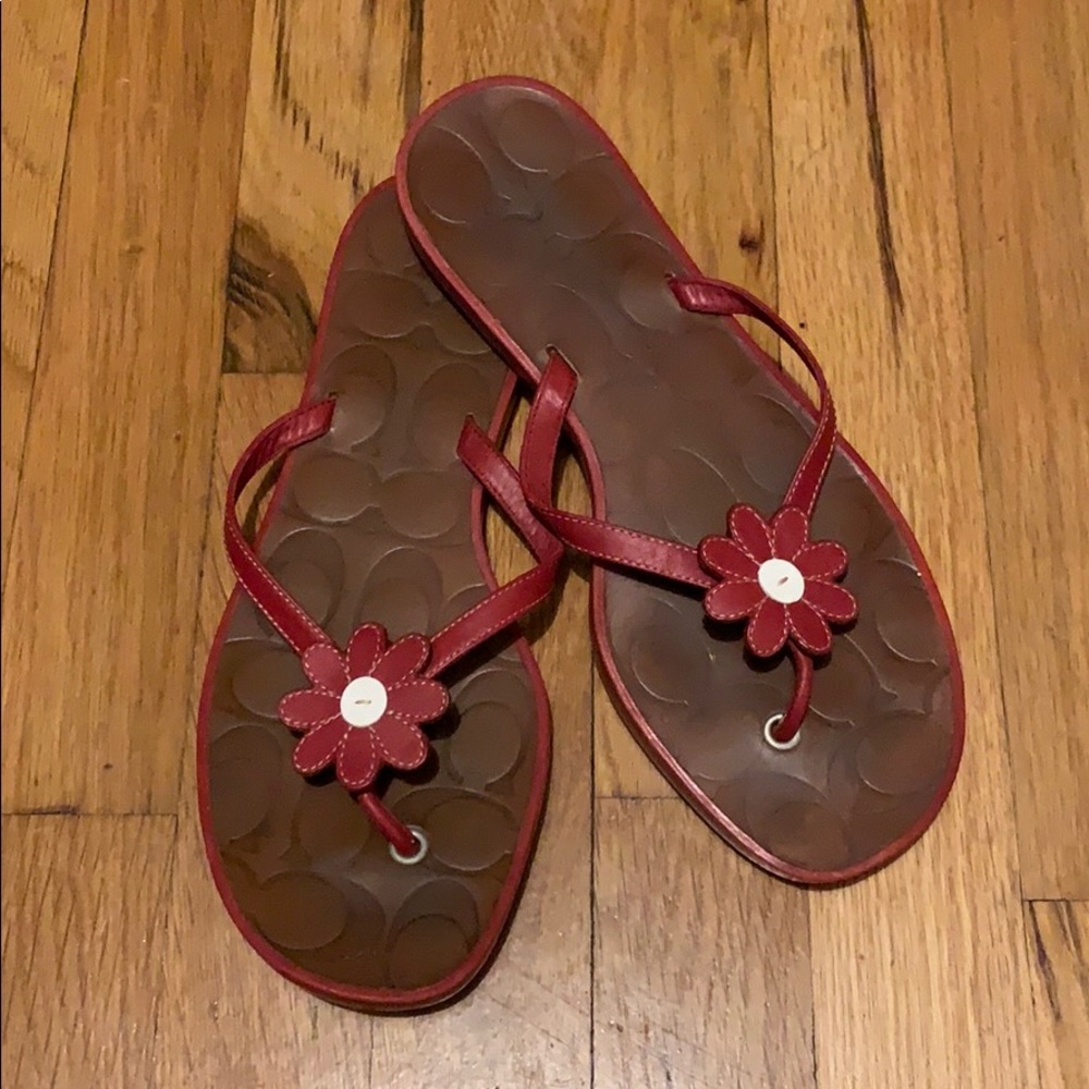 Coach Lucie Flip Flops - size 7